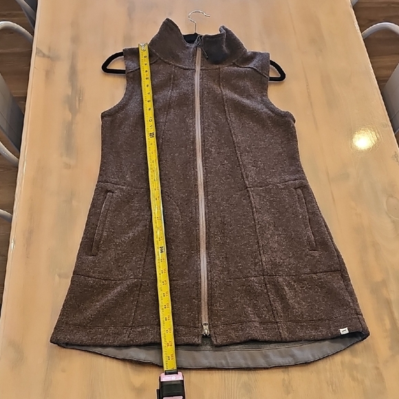 Toad&Co Brown Wool Blend Vest - Picture 3 of 8